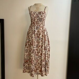Mediterranean print dress